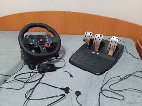 Logitech G29 Použité 6 krát, Bez shifter, originálne balenie - 10