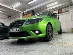 Škoda Fabia 2 RS zelena metalíza 1.4 TSI 132kw 2012 nová STK - 10