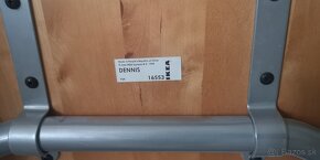 2 STOLIČKY IKEA DENNIS - IBA OSOBNY ODBER - 10