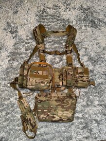 Chest rig / taktická vesta multicam - 10