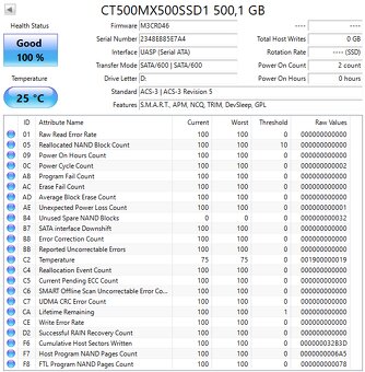 2,5" SSD KingSpec/SP/Patriot/GO Infinity/Crucial 512GB - 10