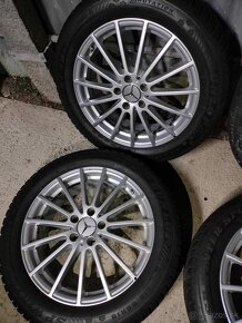 Zimná sada 4ks alu disky orig. MB 5x112 R18 pneu 215/55 R18 - 10