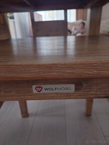 Jedálenský stôl + 4 stoličky Wolfmöble - 10