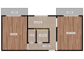 NA PREDAJ 2 - IZB. BYT, DVE LOGGIE, ZÁHRADKA, VEĽKÉ LEVÁRE - 10