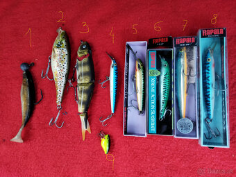 rapala,navijaky,silon,olovka,udica a ine - 10