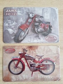 Retro plechové cedule JAWA - 10