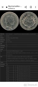 Starožitná 20 grajciarová minca r.1845 v sklen. pohári. - 10