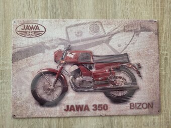 Retro plechové cedule JAWA - 10