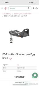 Kočík Egg2 3v1 + Isofix - 10