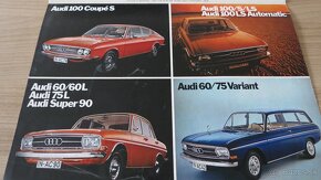 Prospekty Audi - Auto Union, NSU, DAF, BMW 60.-90. léta. - 10