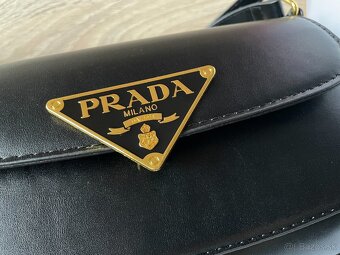 Prada Logo Plaque kabelka s krabicou - 10