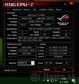 Intel Core i7 13700k +  ASUS ROG MAXIMUS Z790 HERO - 10