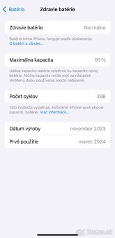 iPhone 15 128GB Black KOMPLET + DARČEK - 10