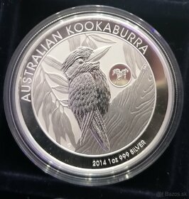 Strieborné investičné mince kookaburra 2018 a 2022 - 10