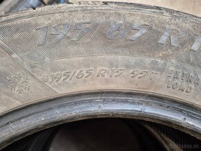 195/65 r15 zimné 4 MATADOR dezén 7,5 - 5,9 mm - 10