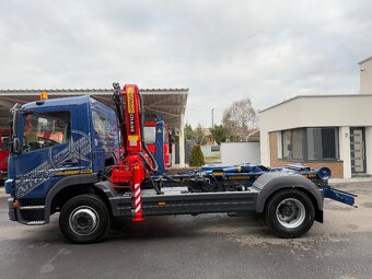 MERCEDES-BENZ ATEGO 1224 HÁKOVÝ NOSIČ KONT. HYDRAULICKÁ RUKA - 10