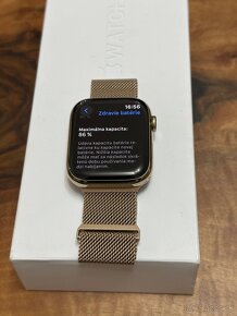 Apple Watch 7 45mm Stainless Steel Gold Cellular LTE - 10