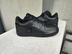 NIKE AIR FORCE 1-TYPE - Originál N.354, Black Platinum Blue - 10