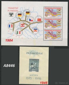 Poštové známky, filatelia: ČSSR 1945-1962: aršíky - 10