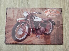 Retro plechové cedule JAWA - 10