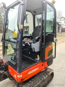 Minibagr KUBOTA KX018-4, 2200mth, r. 2020, 2x lžíce - TOP - 10