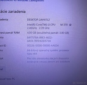 Dell Vostro 1440 / i3 2.40GHz 4 jadro / 4GB RAM / 128GB SSD - 10