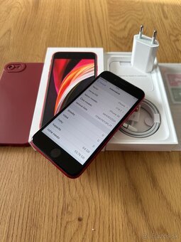 iPhone SE 2020 64 gb Red - komplet príslušenstvo, záruka - 10