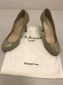 L.k. Bennett grey Pumps č.39 lacquered leather - 10