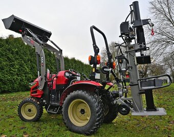 Štiepačka za traktor + elektromotor JANSEN TS-30K - 30 ton - - 10