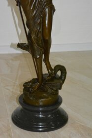 Bronzová socha - Justicia na mramoru - XXL-101 cm - 10