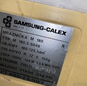 Mraznicka 180L samsung calex plne funkčná - 10