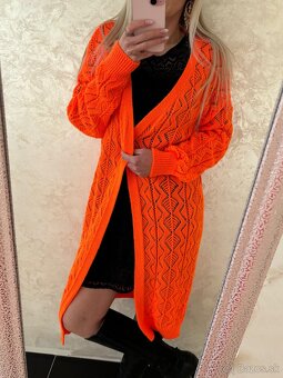 Damsky Cardigan neo orange - 10