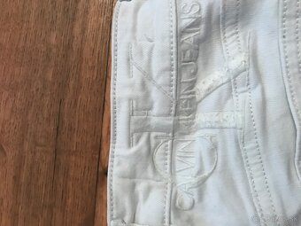 CALVIN KLEIN originál white damske rifle S - 10