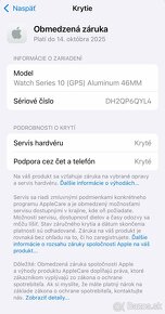 NEPOUŽITÉ Apple Watch 10 46mm Jet Black - ROK ZÁRUKA - 10