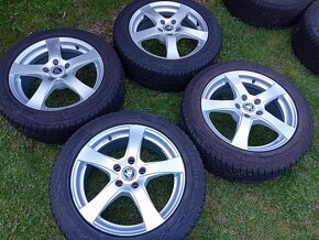 17" ALU 5x112 š SUPERB / VW + zimné pneu 215/55 17 TOP - 10