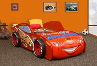 Detská posteľ auto McQUEEN 90 x 180 cm - 10