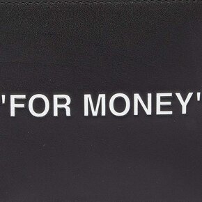 Off-White™ "FOR MONEY" Limitovaná Peňaženka - 10