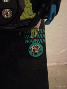 142 cm freestyle snowboard K2 Vandal + viazanie - 10