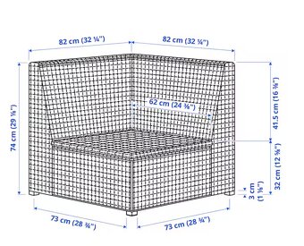 Ratanové sedenie - Ikea Solleron - 10