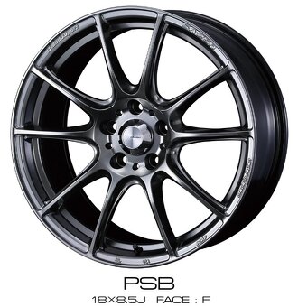 disky WEDSSPORT SA-25R 18×8,5J 45 5x100 GR86 BRZ - 10