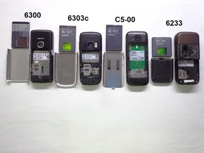 NOKIA 6300 - 6303classic - C5-00 5Mpx - 6233 - 10