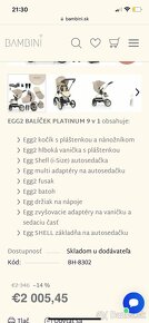 Trojkombinácia Egg2 Feather Platinum 9 v 1 - 10