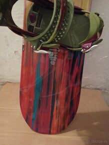 148 cm krasny damsky snowboard ROSSIGNOL + viazko Burton - 10