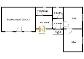 ROHOV - ROD. DOM s HOSP. BUDOVOU,POZEMOK 1.100m2,okr. SENICA - 10