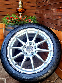 alu R17 5x112 orig. Mercedes B + A + VW Golf, pneu 205/50 - 10