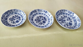Originál cibuľový porcelán - Misy, podnos a tortový tanier - 10