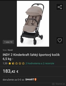 Športový kočík Kinderkraft Indy 2 - 10