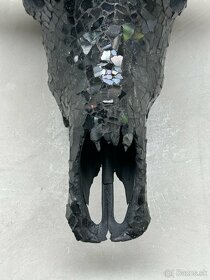 Lebka Byvol- Bubalus Bubalis, Mozaikový vzor 59cm - 10