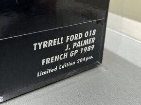 F1 TYRRELL FORD 018 CAMEL - PALMER GP FRANCIE 1989 1:18 - 10