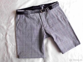 H&M pánske chino krátke nohavice L  36 - 10